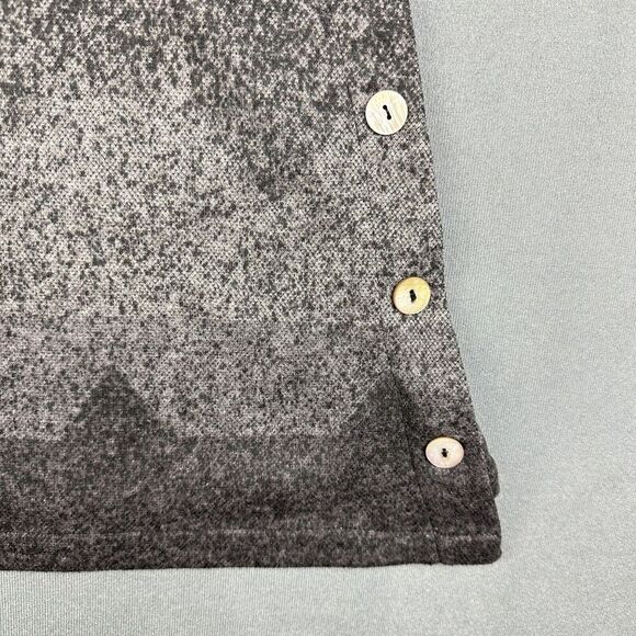 John Mark Tunic Vest Top Womens S Gray Artsy Geometric Print Western Boho Soft - Picture 5 of 15